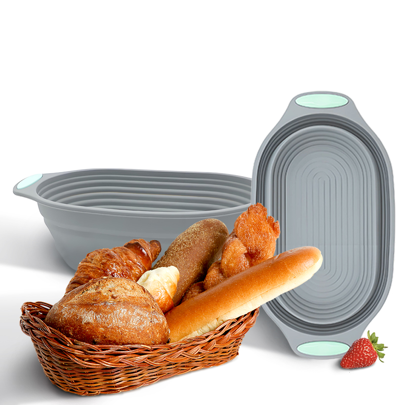 Kitchen Gadgets Website - Складная силиконовая корзина для расстойки теста