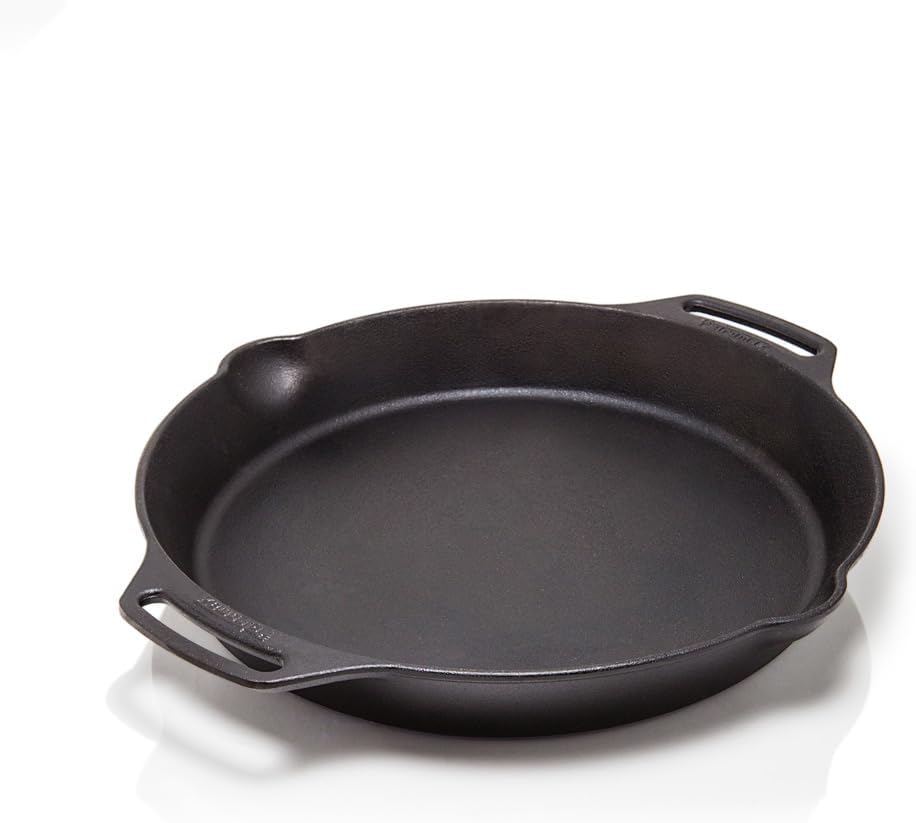 Cast Iron Skillet - 14-дюймовая чугунная сковорода с предварительной обработкой,