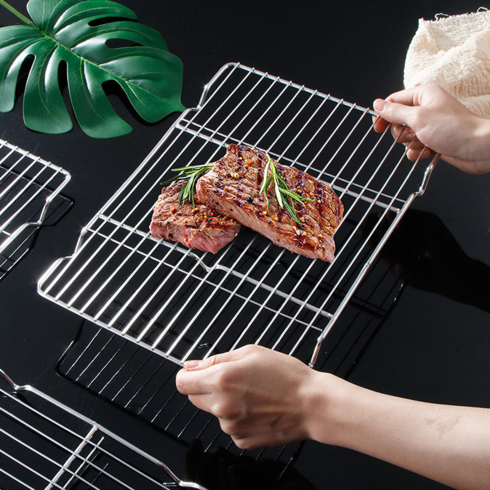 Quality Kitchen Gadgets - Сетчатый коврик для барбекю из нержавеющей