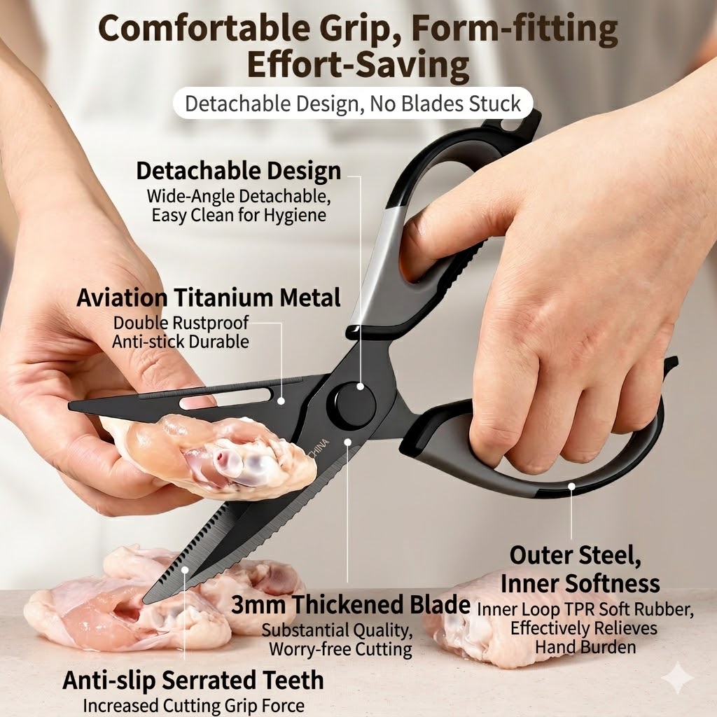 Кухонные ножницы из титана для – обзор и цена Kitchen Gadgets Website