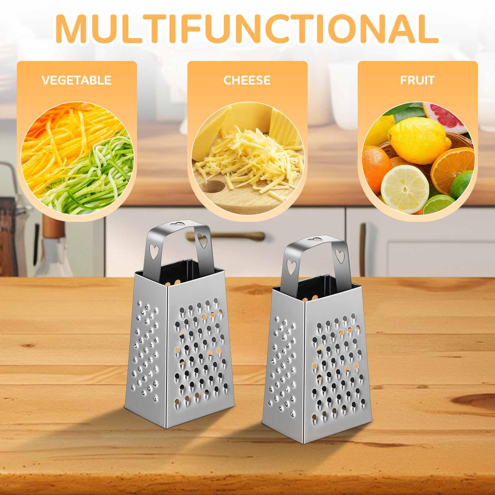 Набор из 6 мини-терок для сыра – обзор и цена Cheese Grater Box