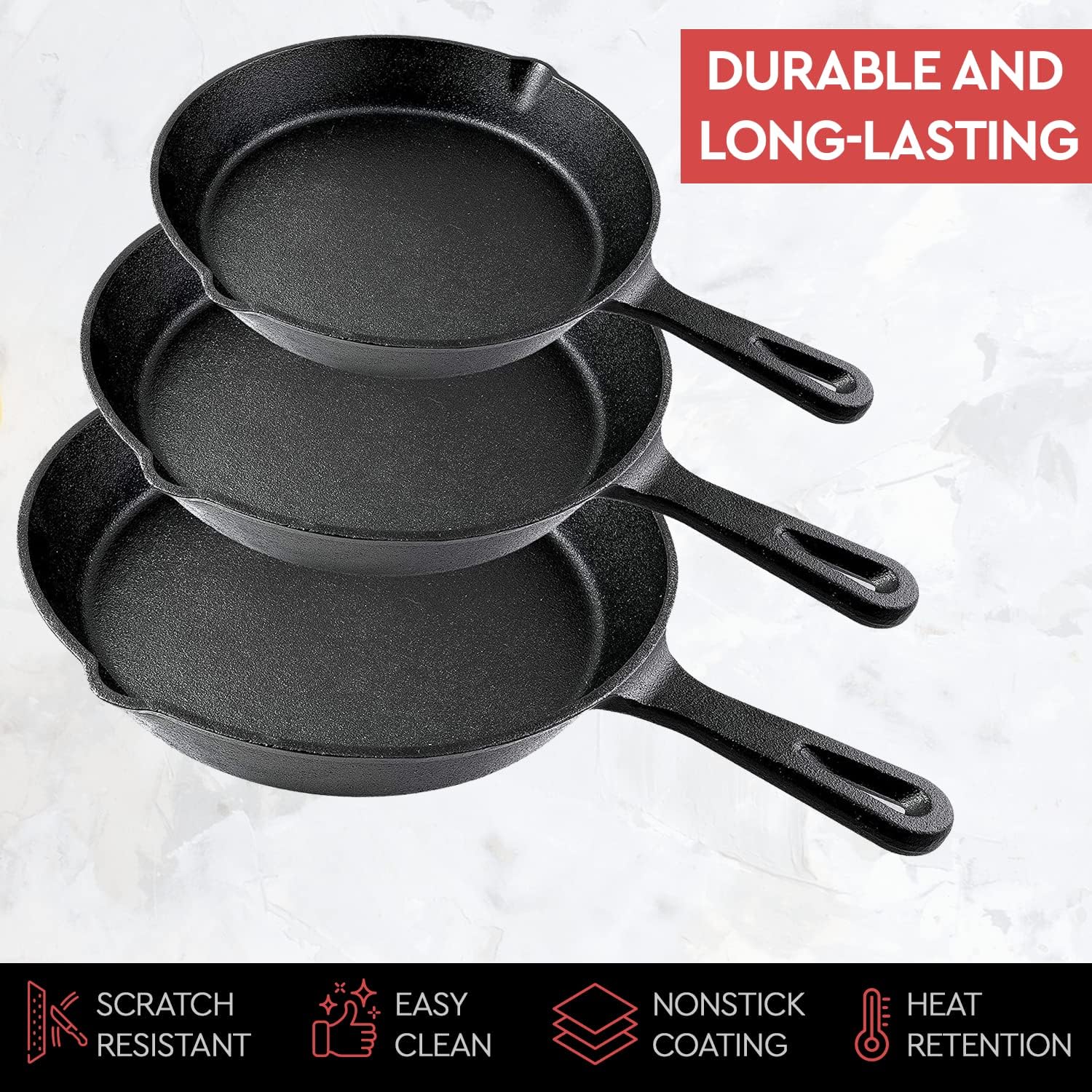 Чугунная сковорода 14/16/20 см – обзор и цена Cast Iron Skillet
